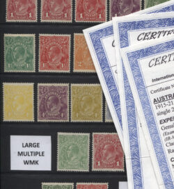 KGV DEFINITIVE SET OF 72 STAMPS: