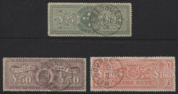 VICTORIA SG 289-291: