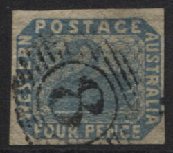 WESTERN AUSTRALIA SG 3a: 1854
