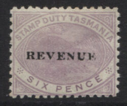 TASMANIA POSTAL FISCAL SG F37: