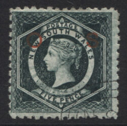 NEW SOUTH WALES SG O28(var):