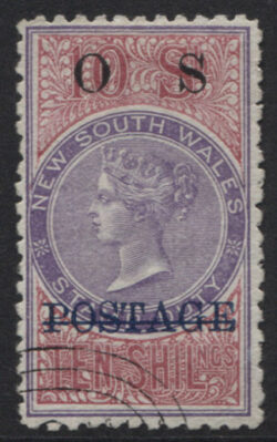NEW SOUTH WALES SG O37b(var):